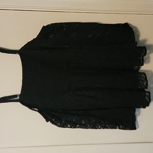 Torrid cold shoulder lace top